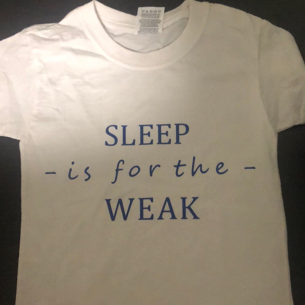 Sleep is for the week